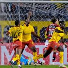 Aucas venció a Flamengo de Brasil, en la primera fecha de la Copa Libertadores.