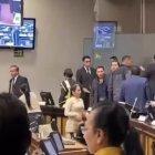 La tensión crece en la Asamblea Nacional por el juicio político.