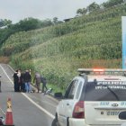 El cuerpo del supuesto pillo quedó sobre la calzada
