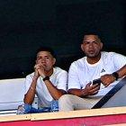 Kendry Páez estuvo presente en el duelo que se dio entre Barcelona y Aucas, por la fecha 9 de la LigaPro.