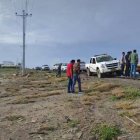 La Policía acudió al lugar para realizar las invetigaciones.