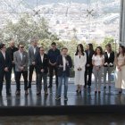 Pabel Muñoz, alcalde electo de Quito, junto a los funcionarios que lo acompañarán en su Administración