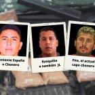 Los Choneros ha tenido tres líderes -o comandantes- en su historia: Teniente España, Rasquiña y Fito. Este último tenía a Junior Roldán como segundo al mando.