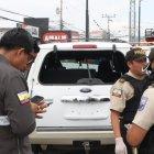 Así terminó la camioneta en la que se desplazaba el alcalde de Durán, Luis Chonillo