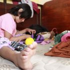 Kristin convive con su lesión y no pierde la esperanza de convertirse en abogada.