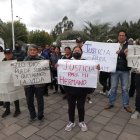 Familiares de la víctima realizaron un plantón para exigir justicia por su asesinato.