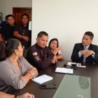 El gobernador de Santa  Elena, Policía y comuneros iniciaron el acercamiento para el plan de acción.