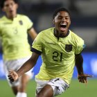 José Klinger registra 2 goles en el Campeonato Mundial sub-20 de Argentina.