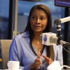 La Fiscal General del Estado, Diana Salazar, durante una entrevista radial