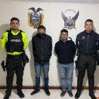 Los sospechosos fueron atrapados por agentes del Distrito de Policía Eloy Alfaro, del sur de Quito.
