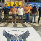 Los sospechosos y las evidencias fueron presentados por la Policía Nacional