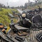 Un accidente de tránsito se registró en el Paso Lateral de Ambato.