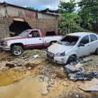 El barrio 50 Casas, en Esmeraldas, parece zona de guerra.