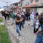 Los cuencanos marcharon contra la delincuencia.