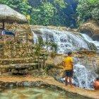 Cada una está separada por una extensión de 550 metros, la más lejana y 110 la más cercana.