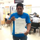 Gilber Barbera, su hijo, madrugó a legalizar el trámite en el Registro Civil.