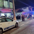 Al sitio llegaron policías para investigar el caso, ocurrido la noche del martes 20 de junio.