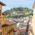 Vista de Quito, capital de Ecuador.