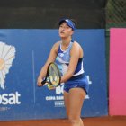 Tania Andrade es una de las mejores exponentes del tenis que tiene actualmente Ecuador.