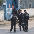 La Policía Nacional recabó indicios en el lugar