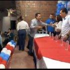 Los asistentes se alarmaron por el estruendo.