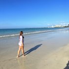 La mujer publicó una fotografía en Facebook un día después de irse de vacaciones y dejar a su bebé sola