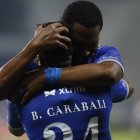 Emelec se adelantó en el partido con Danubio.