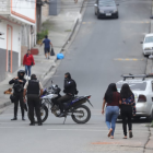 La Policía llegó al lugar para proceder con los protocolos.