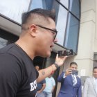 Mauricio Altamirano a su salida de la audiencia realizada este 29 de junio.