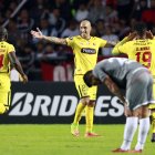 En la Copa Libertadores 2017, en condición de visita Barcelona ganó 2-0 a Estudiantes de la Plata.