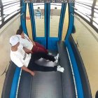 La grabación fue hecha el pasado 24 de junio en una cabina de la Aerovía de Guayaquil.