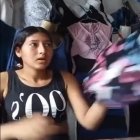 Esta muchacha hacía una transmisión en vivo y fu sorprendida por una balacera. Ocurrió en ciudadela de Yaguachi.