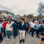 Otto Sonnenholzner (centro) y otros tres aspirantes no han aceptado seguridad policial.