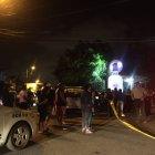 El adolescente terminó tendido en medio de la calzada