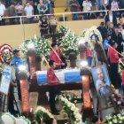 Una multitudinaria misa se dio en el coliseo de Tohalli.