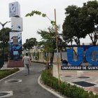 La Universidad de Guayaquil, con clases suspendidas.