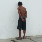 El sujeto detenido fue hallado con un arma de fuego.