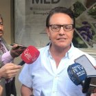 Fernando Villavicencio dio personalmente detalles a la prensa tres días después de la primera amenaza alertada.