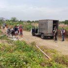 Los agentes de Criminalística llegaron al lugar para tomar los procedimientos respectivos.