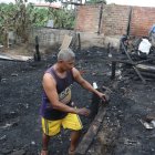 5 familias resultaron afectadas, no pudieron rescatar nada.