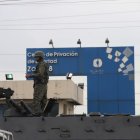 Para el operativo policial y militar en la Regional se  utilizaron tanquetas.