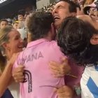 Leonardo Campana festejó su primer título con el Inter de Miami junto a su familia.
