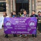 Grupos feministas realizan plantón ante una posible liberación.