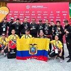 Ecuador viajó con una delegación de 15 deportistas.