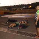 Las herramientas que usan para entrenar son creadas por Edison con materiales de construcción.