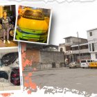 En este parqueadero de El Recreo (Durán) tenían a la joven apuntada con un arma.