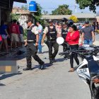 En la vía quedaron los cuerpos.