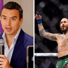 El manabita reveló que Noboa lo apoyó en sus inicios como peleador.