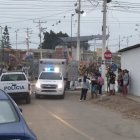 El momento en que se llevaban el cadáver del 'Burro'.