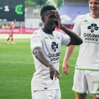 Alan Minda juega como extremo por izquierda en Cercle Brugge